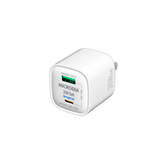 MICRODIA SMARTCube™ Nano 35W, GaN Wall Charger, USB-C PD3.1 + USB-A QC4.0
